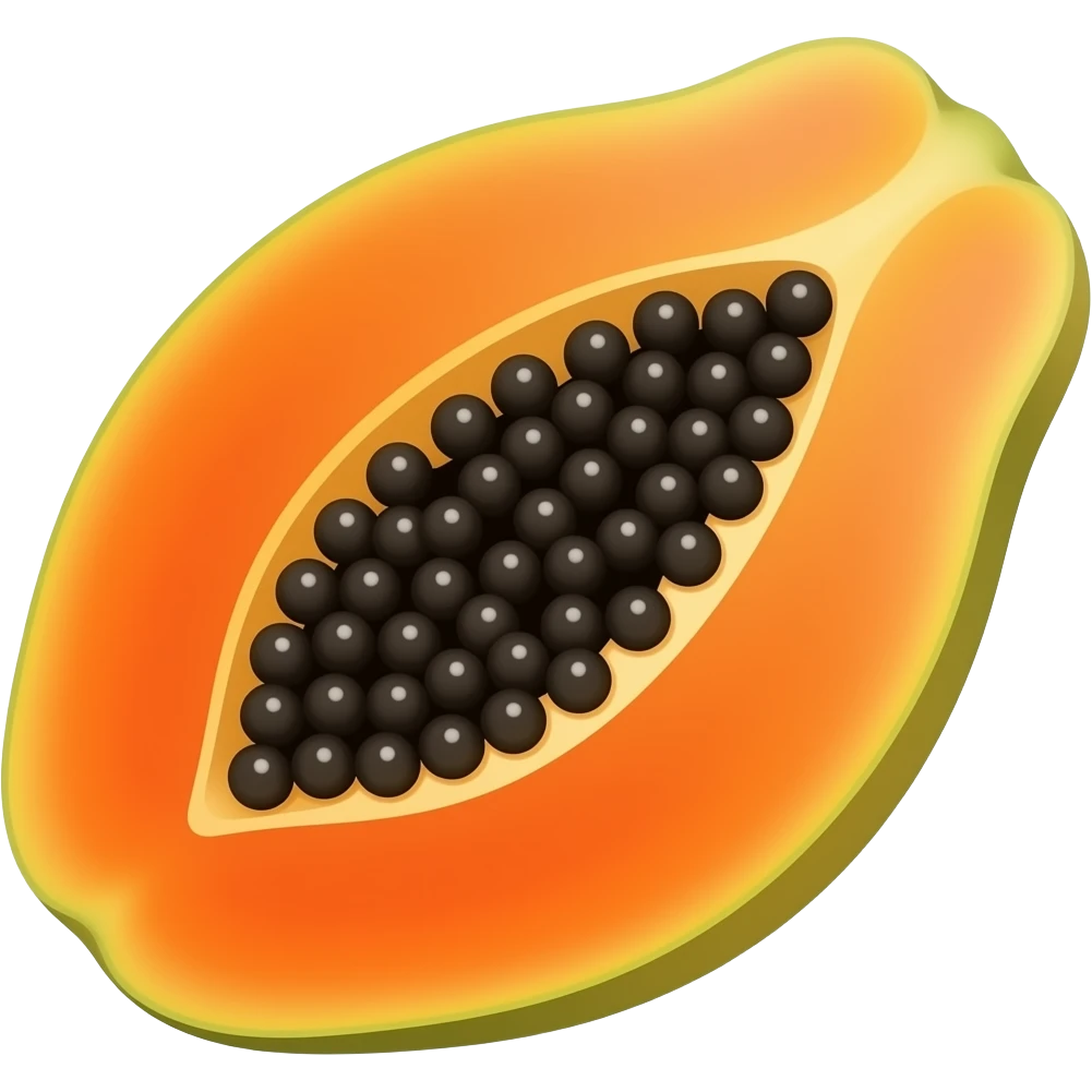 papaya emoji
