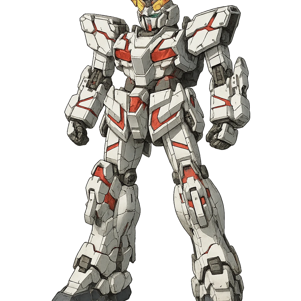 Full-height Gundam RX-0 Unicorn emoji