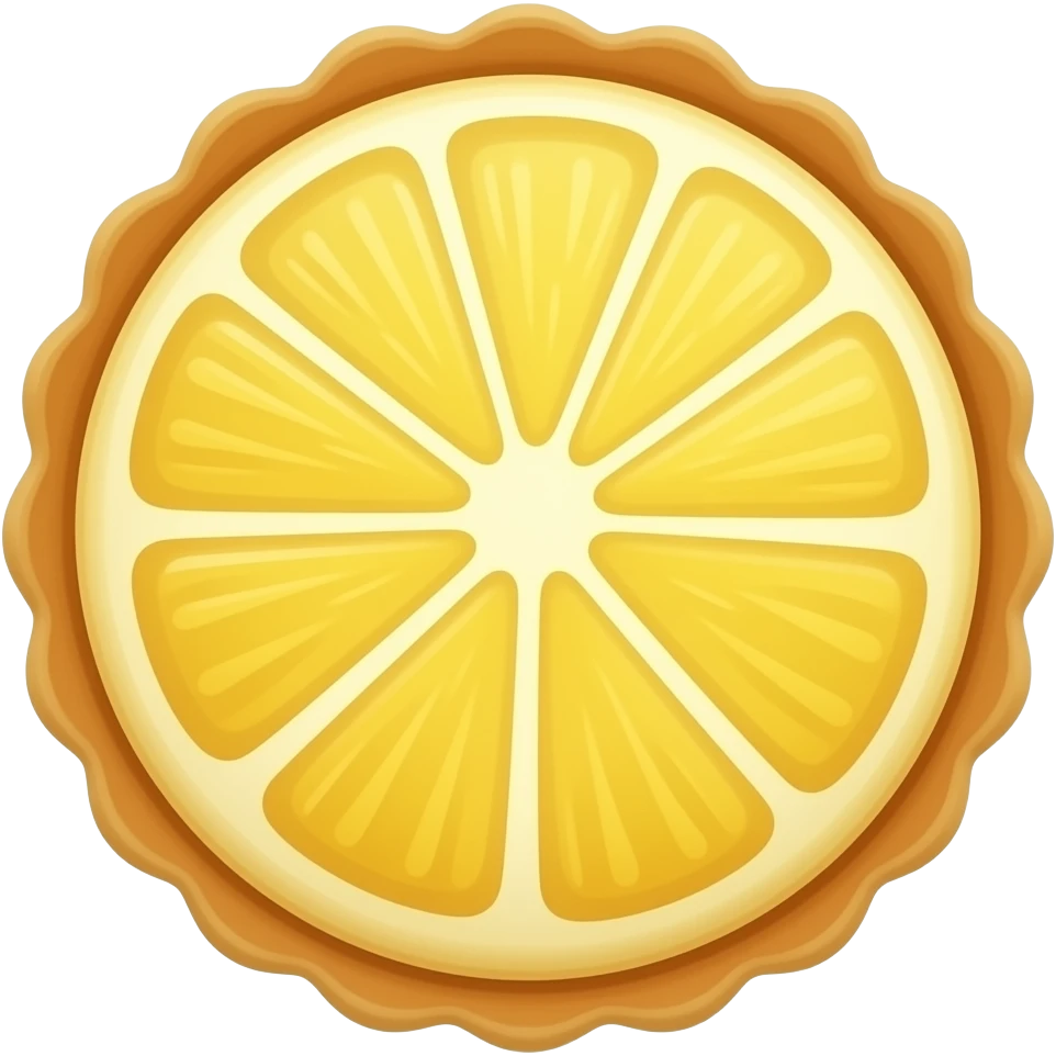 lemon tart emoji