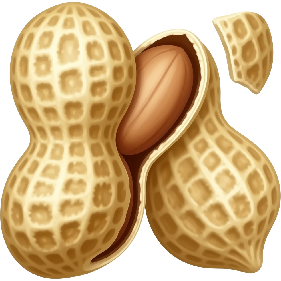 Make me a open peanut 🥜 not the skin emoji