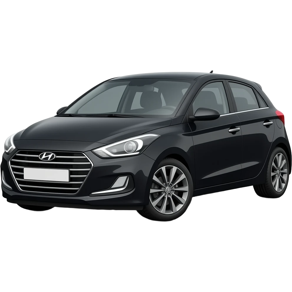 Hyundai i20 n black 3/4 facing emoji