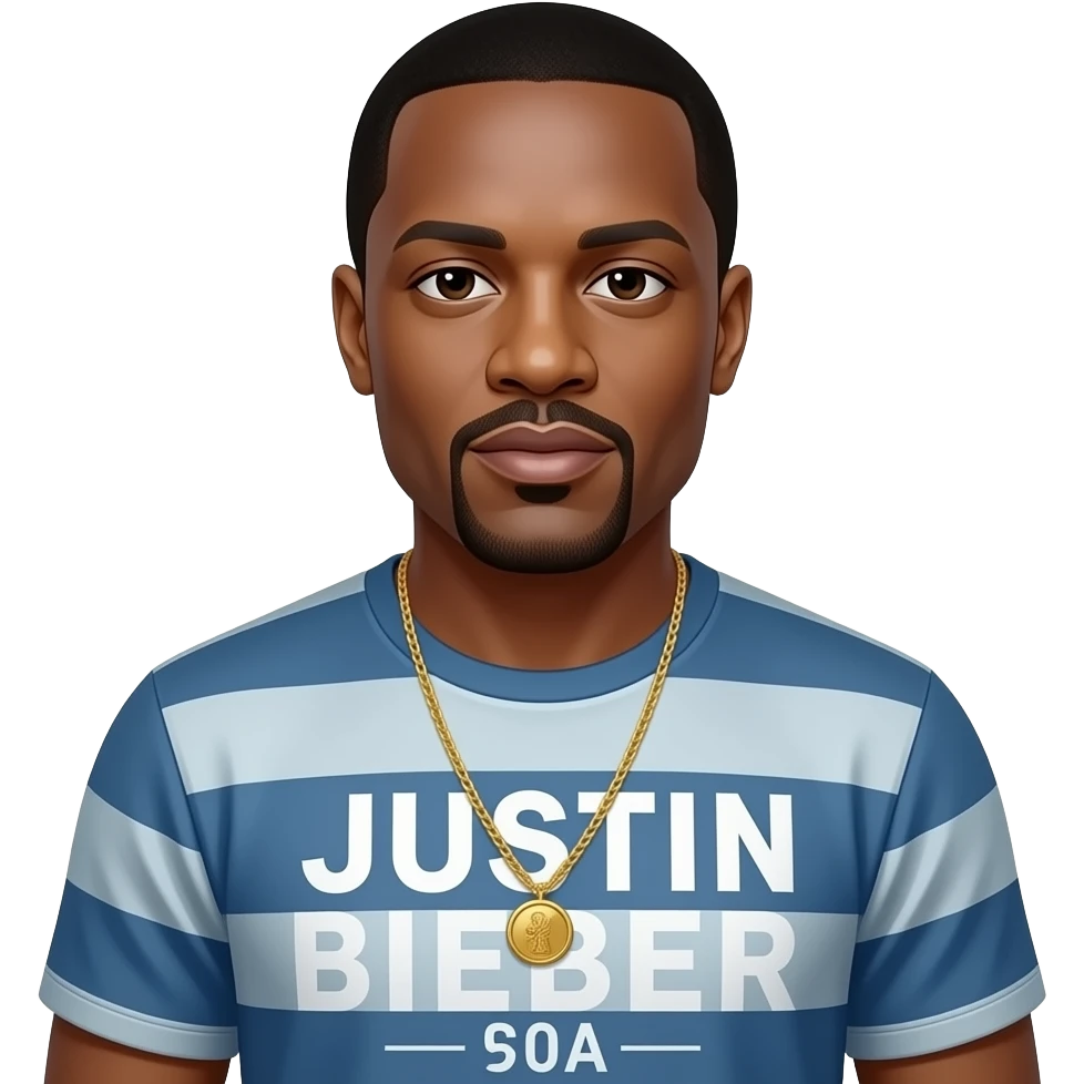 P Diddy with Biebs shirt emoji
