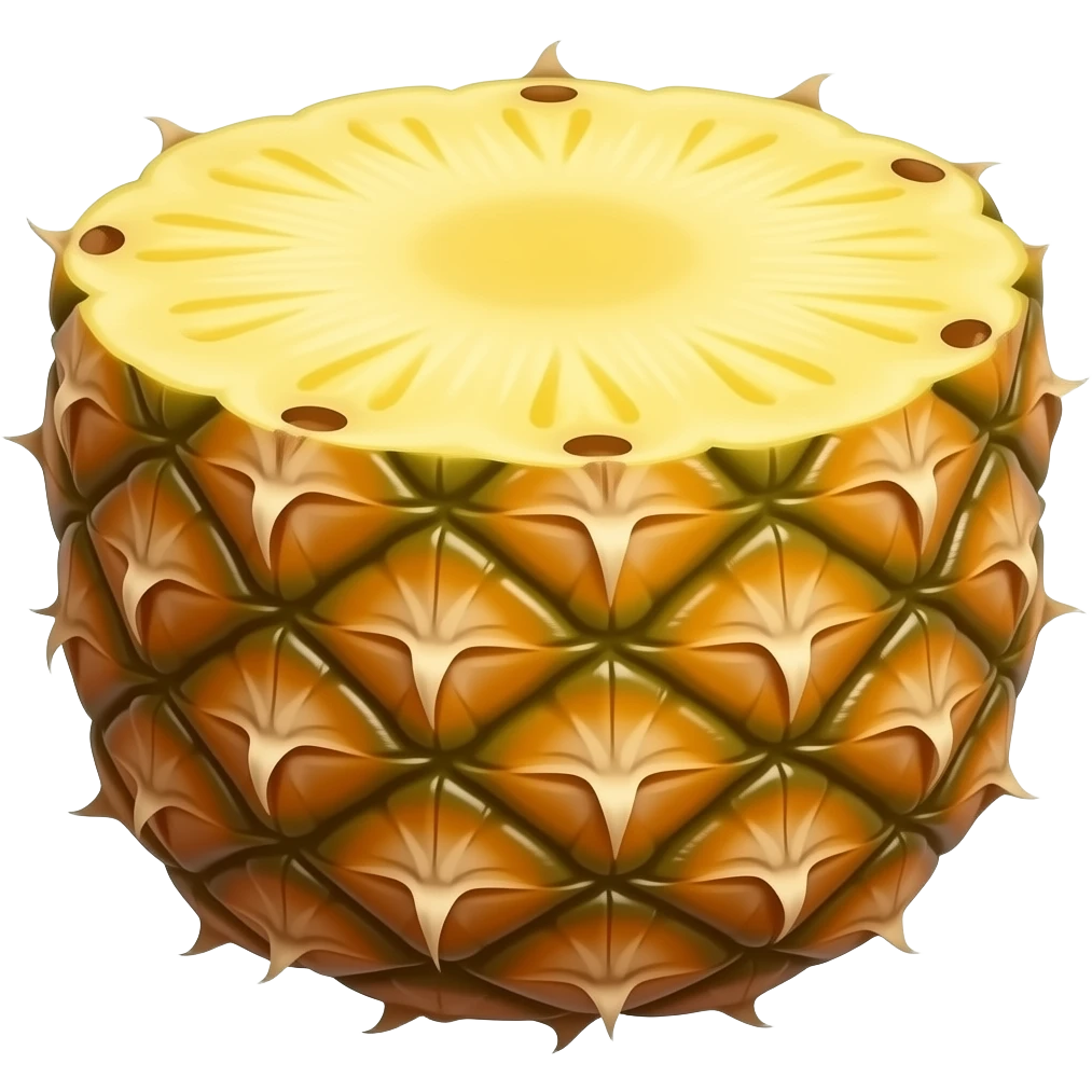 Pineapple, flipped upside down emoji