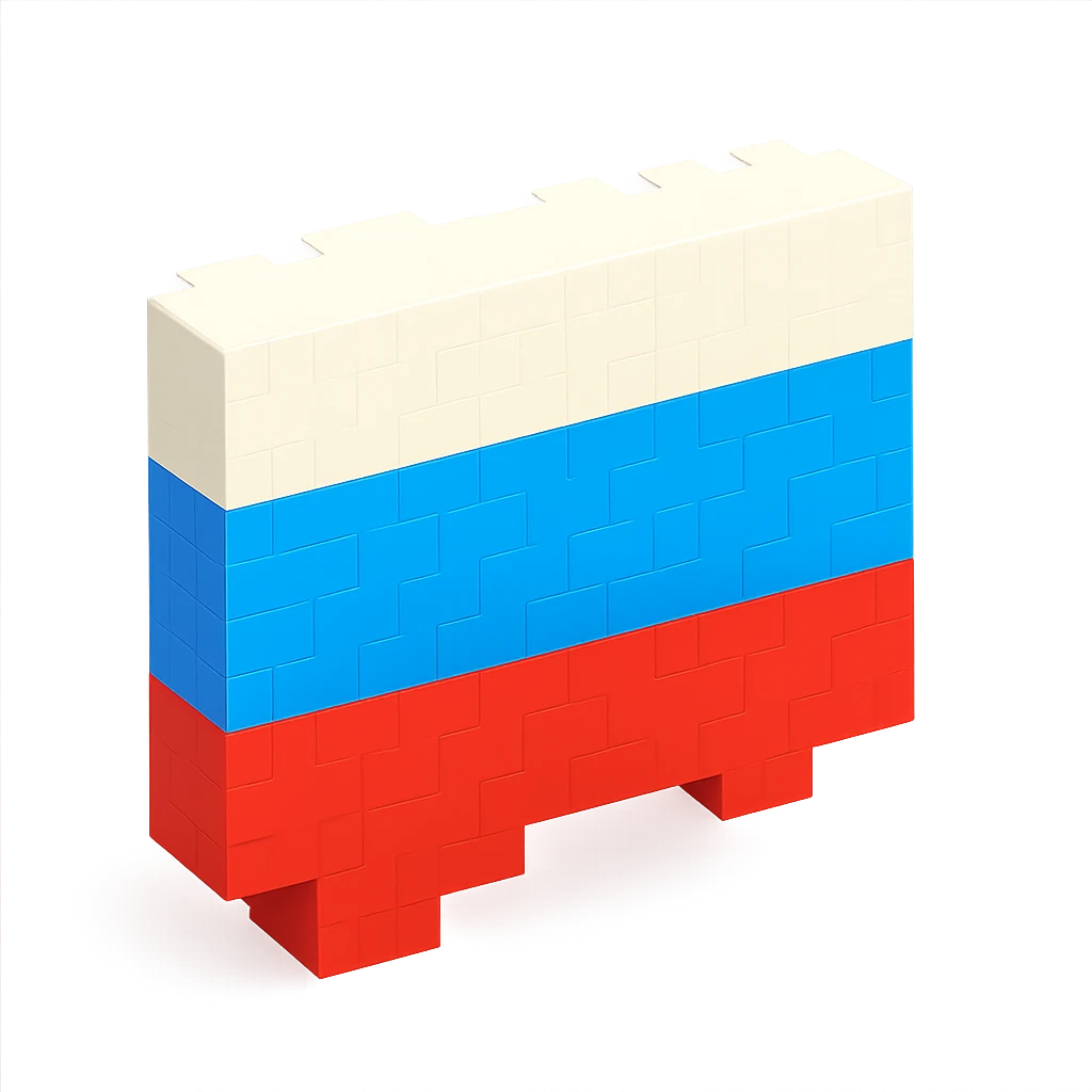 русский флаг, no background emoji