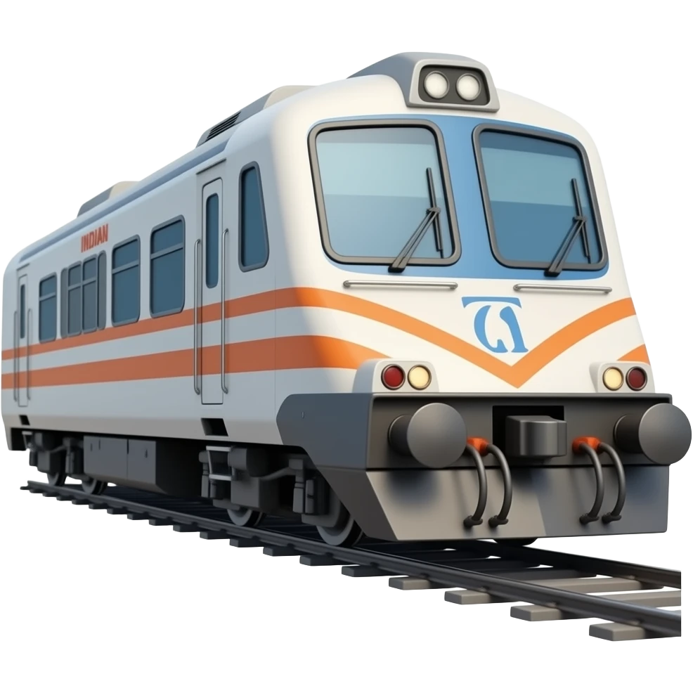 3d indian train emoji
