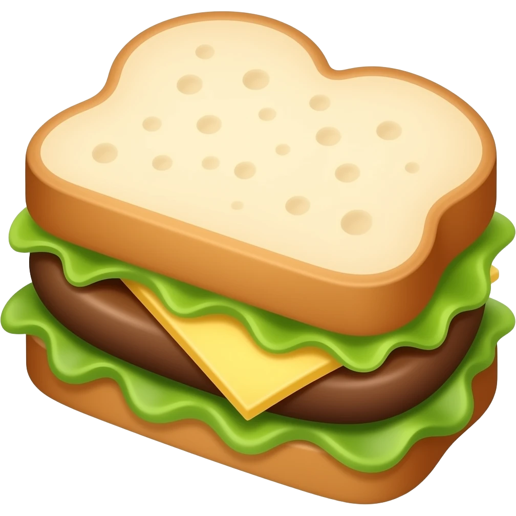 fish sandwich with cheese emoji