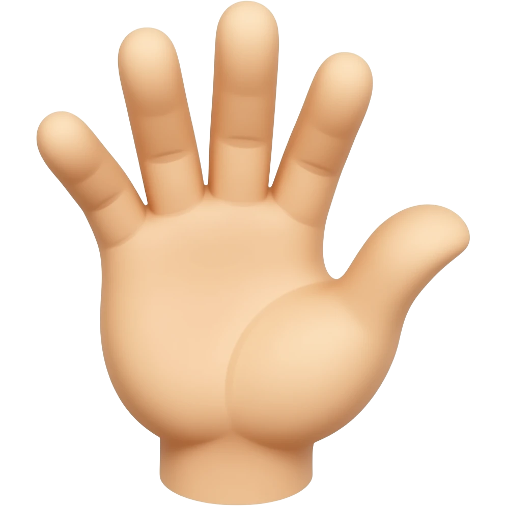 remove the hand emoji