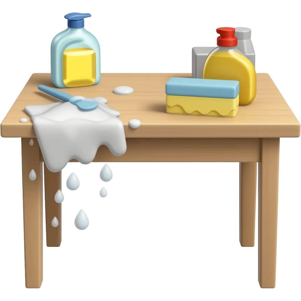 table cleaning emoji