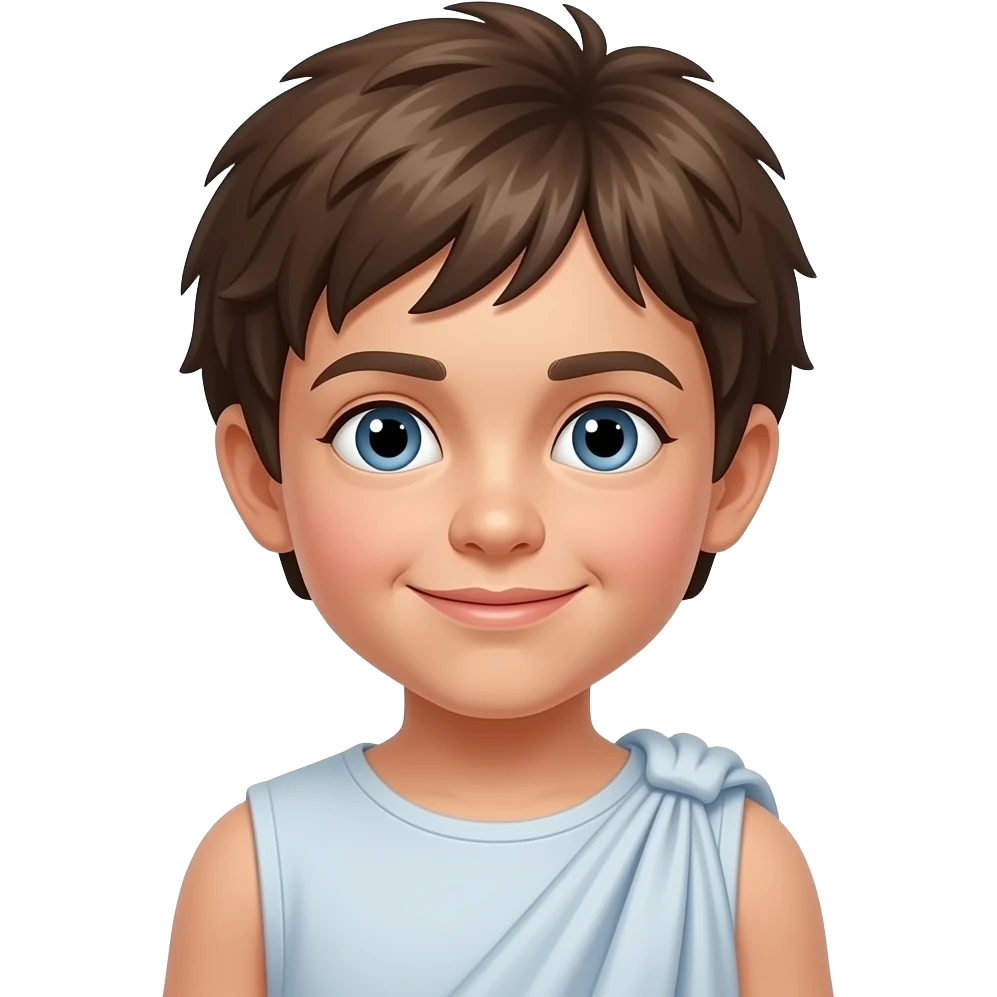 Ancient Greek child emoji