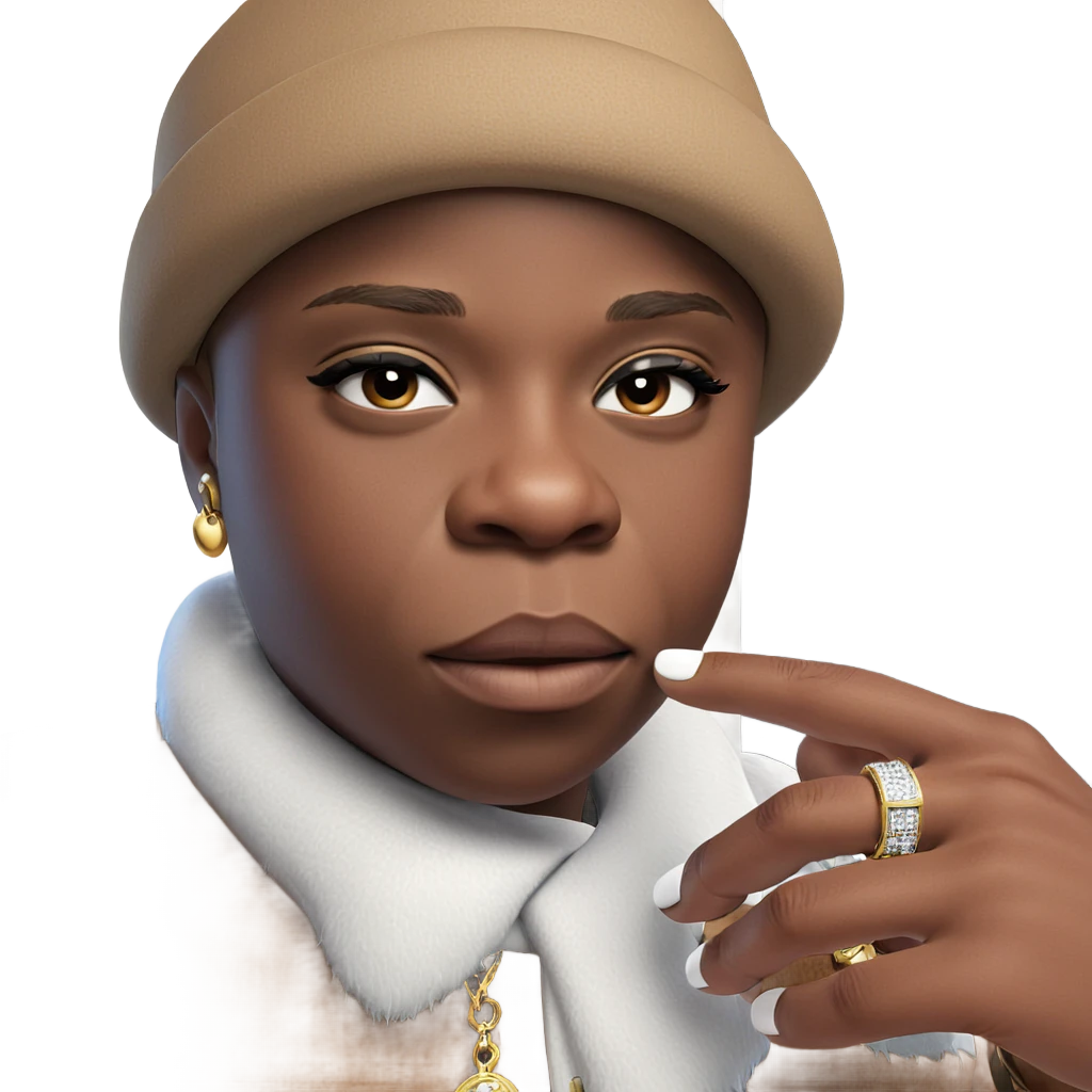 boy with jewelry and hat emoji