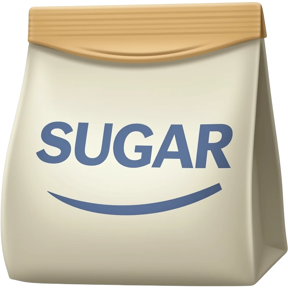 Bag of sugar emoji