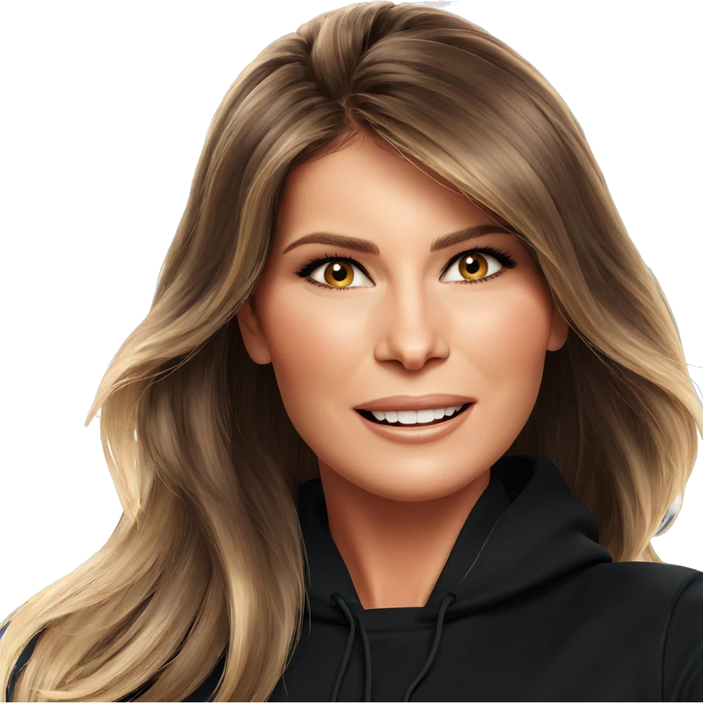 happy girl portrait with smile emoji