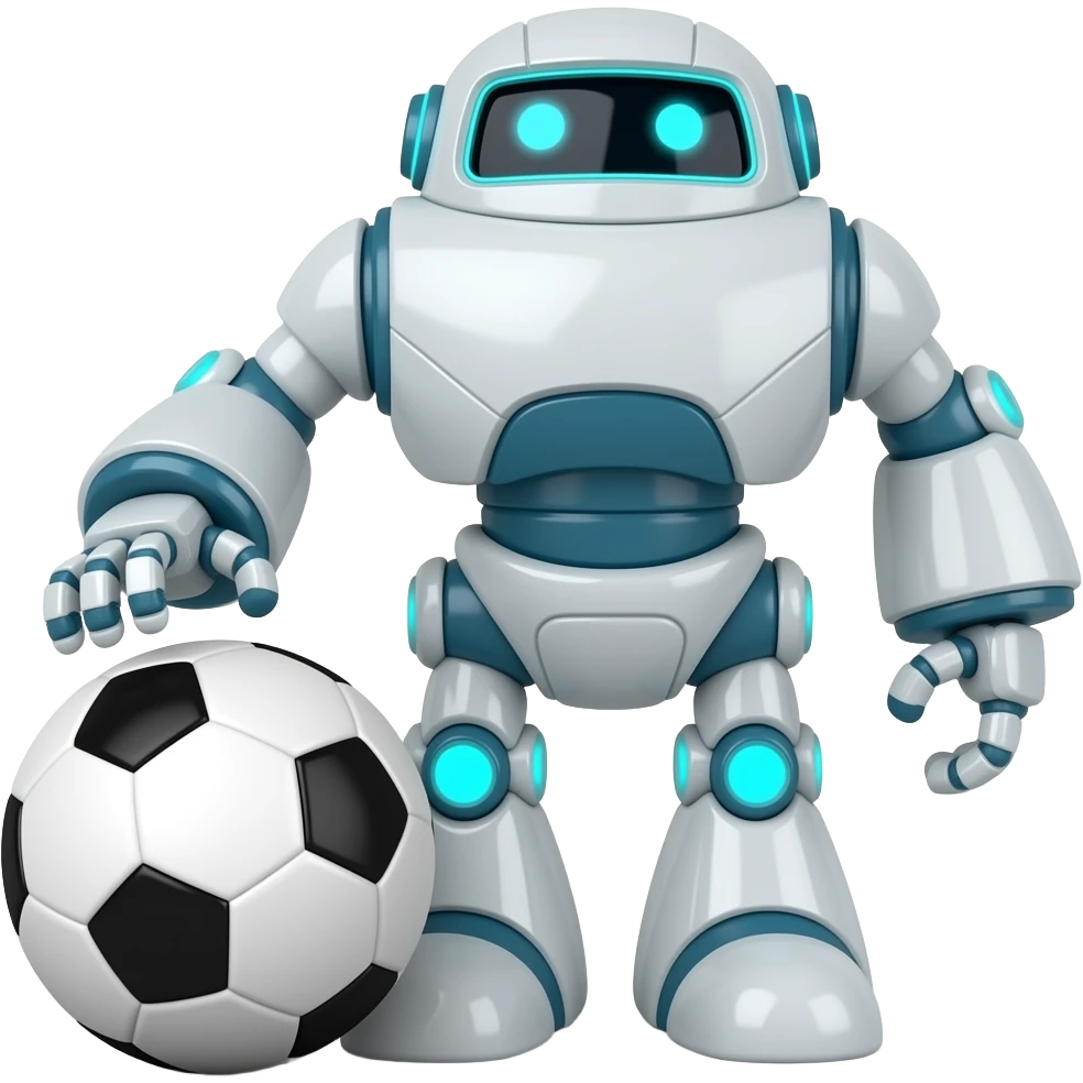 bot de soccer o con un balon de futbol imagen tipo  Emoji emoji
