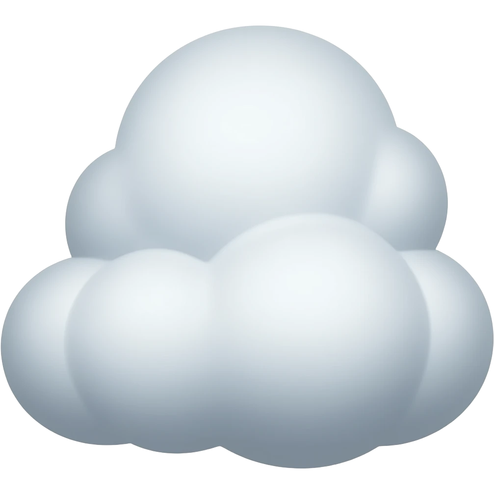really big cloud emoji