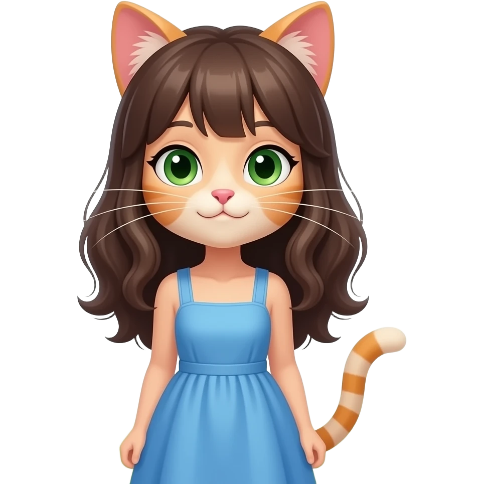Made girl that's a cat emoji