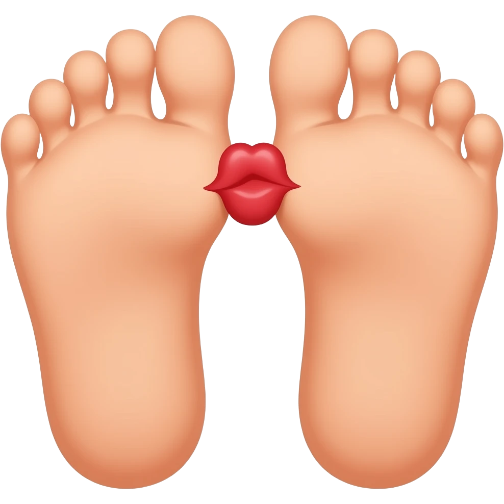 toe kissing emoji
