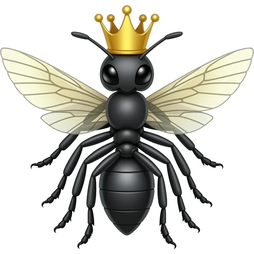 Queen Ant with Wings emoji
