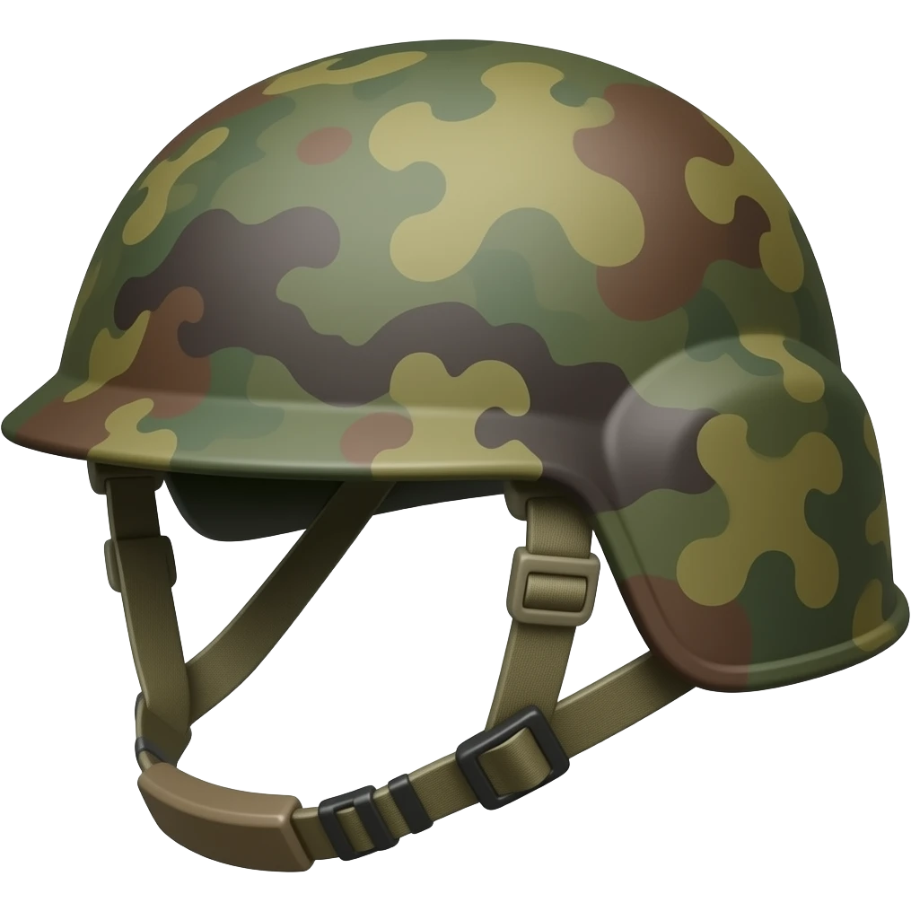 GREEK LIZARD CAMO M1 HELMET emoji
