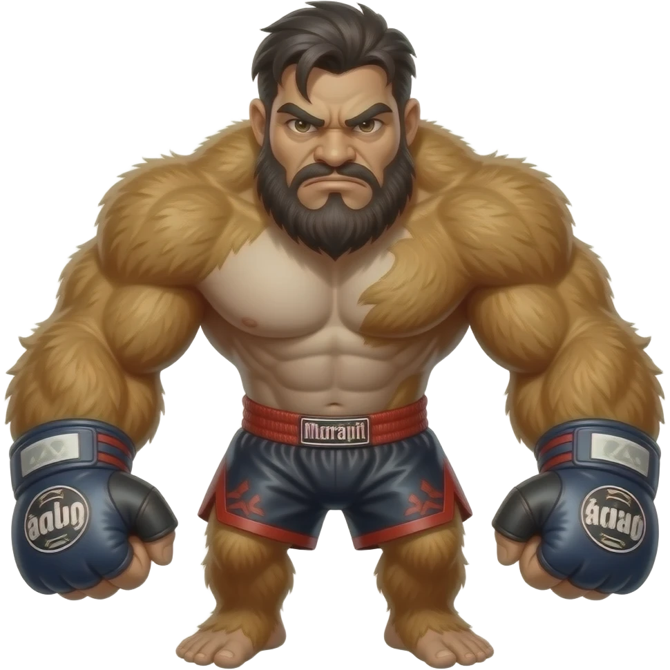 tan female Muay thai monster More monster emoji