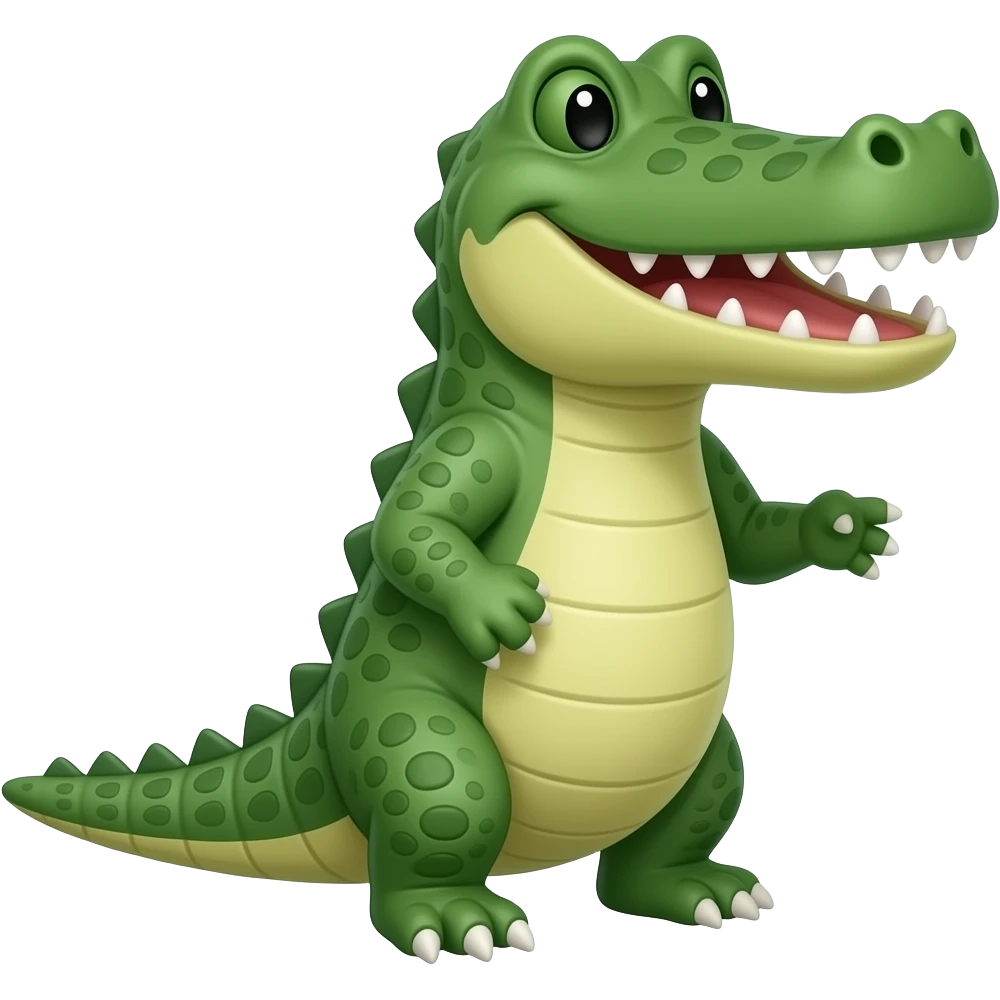 stuffed crocodile emoji