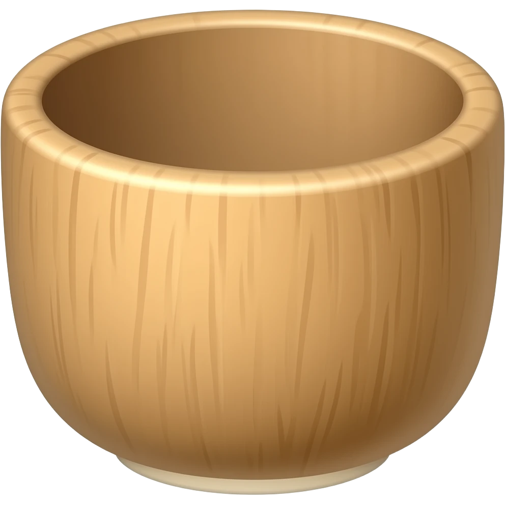 wooden cup emoji