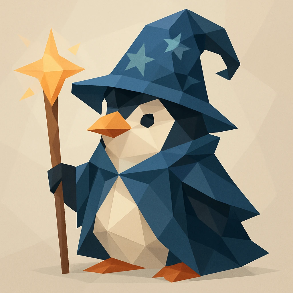 Penguin Wizard 34555132231232 emoji