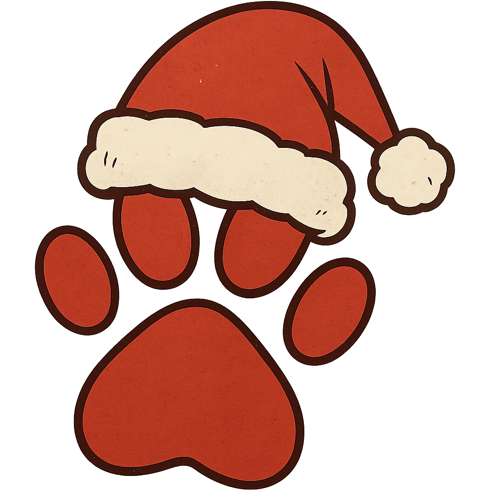christmas paw,remove background emoji