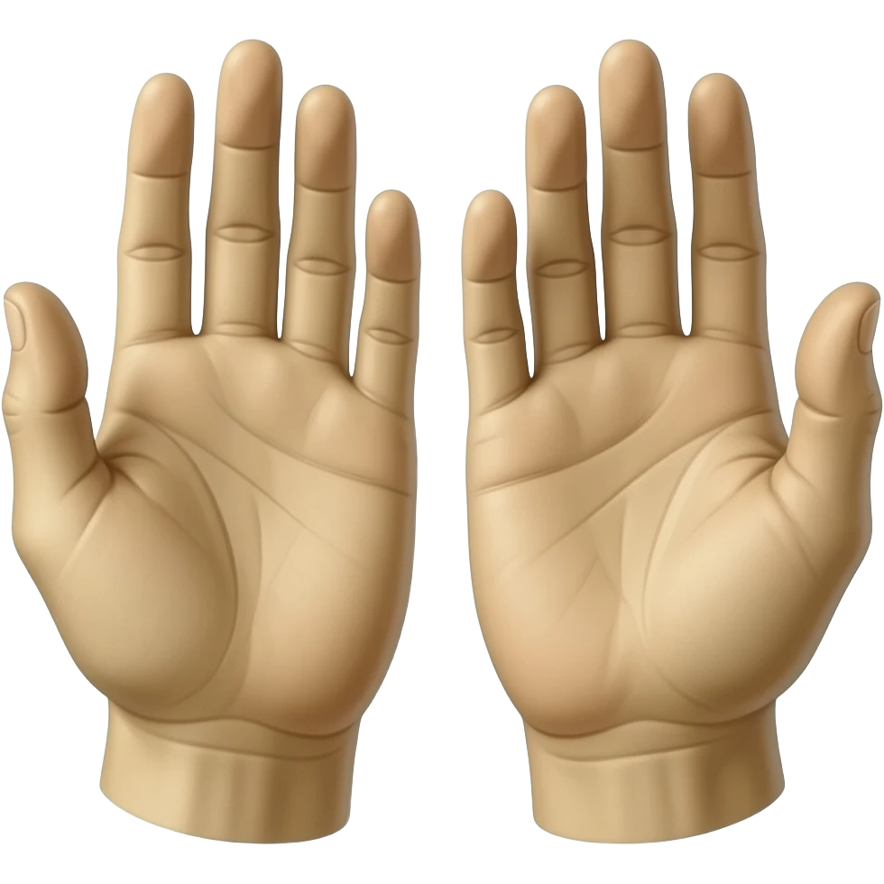 steampunk style - the touch of the fingers of two palms as in Michelangelo's painting in the Sistine Chapel, but mechanically constructed emoji