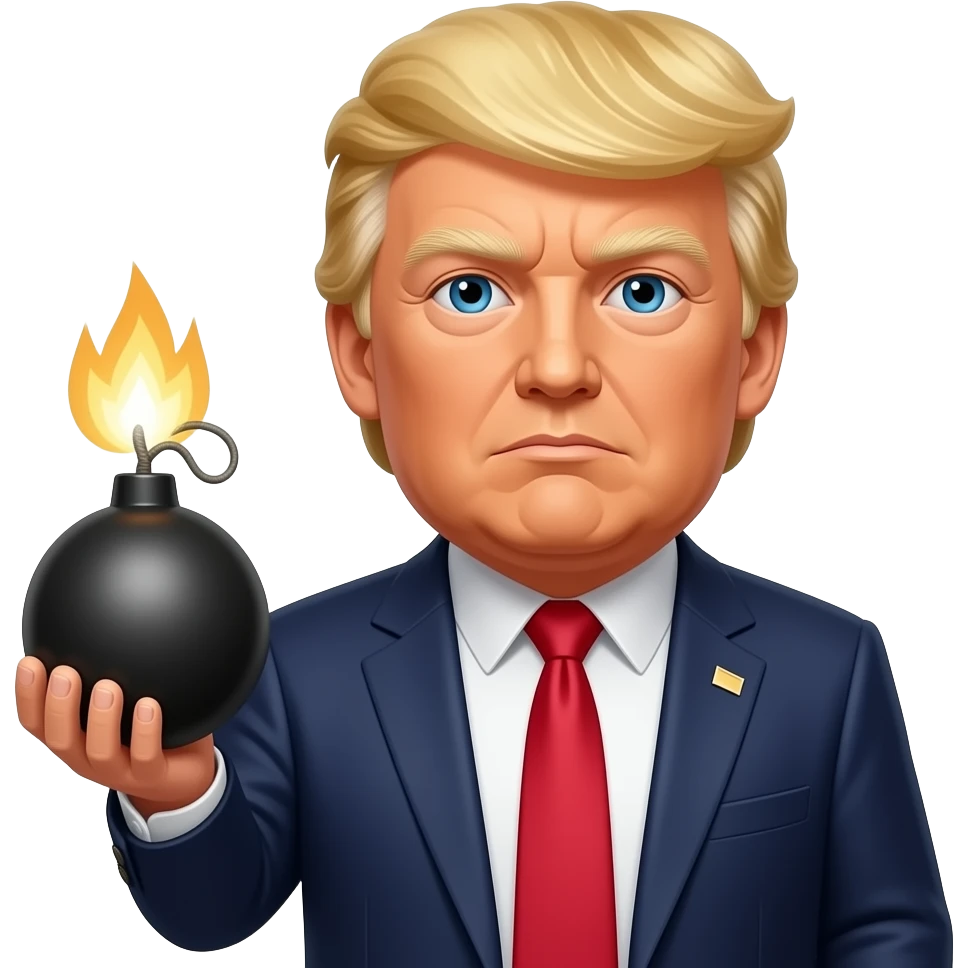 Trump bomb emoji
