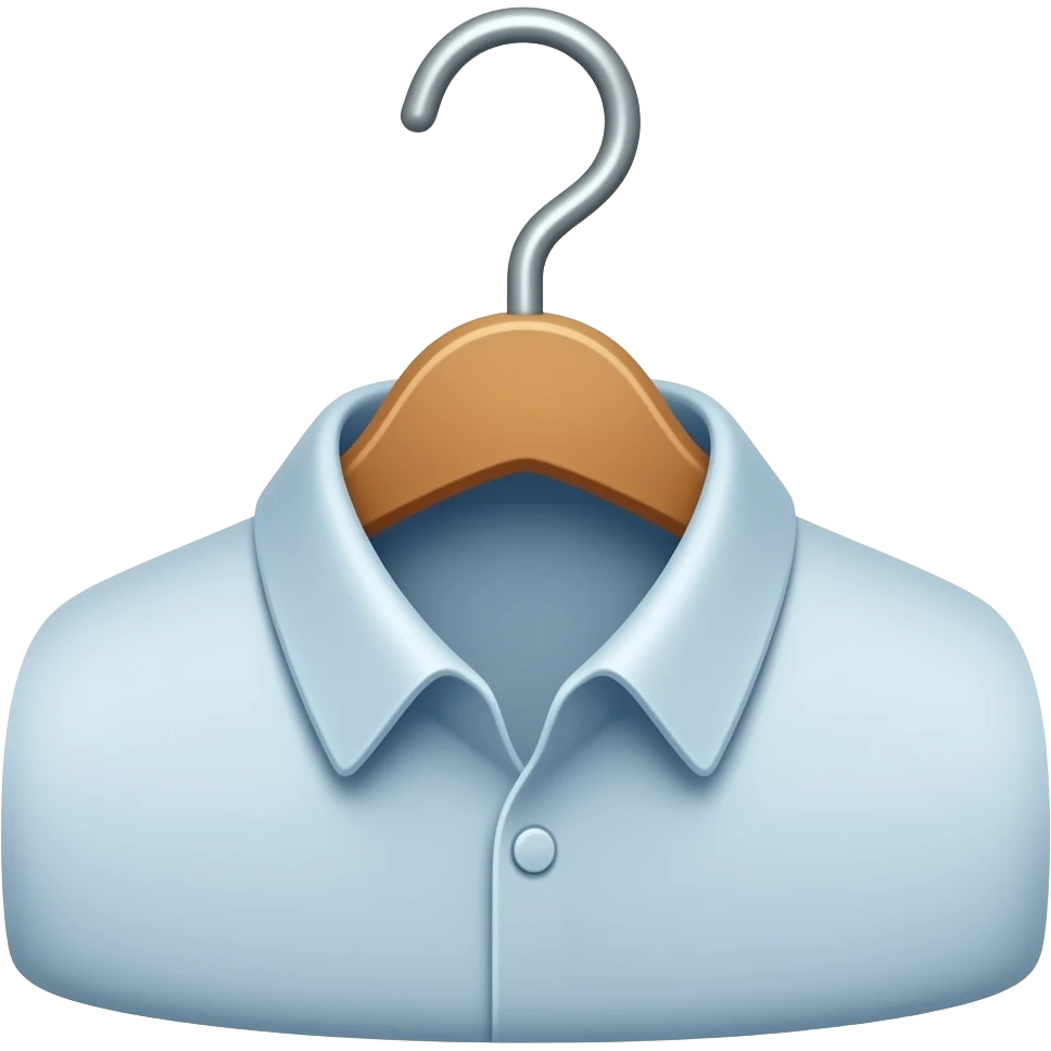 men shirt hanger emoji