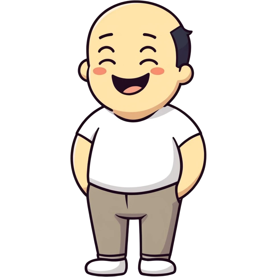 Man laughing pooped pants emoji