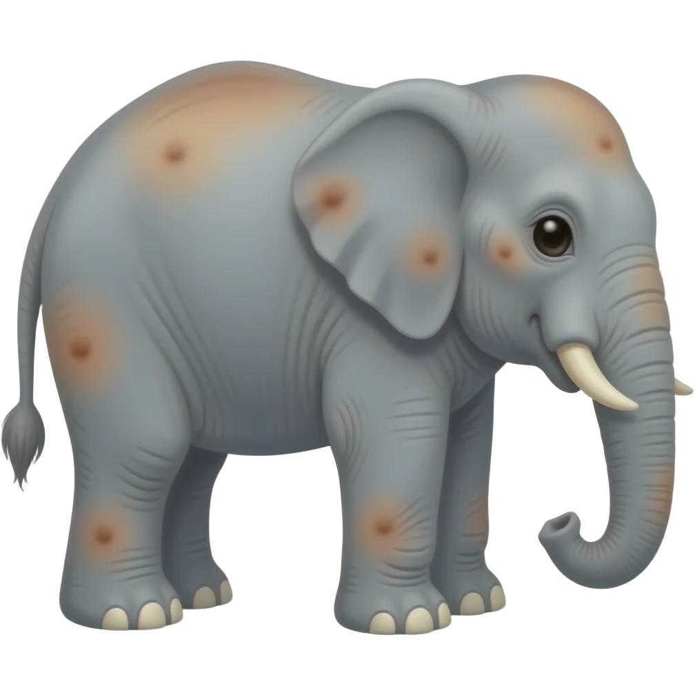 Elephant Chicken pox emoji