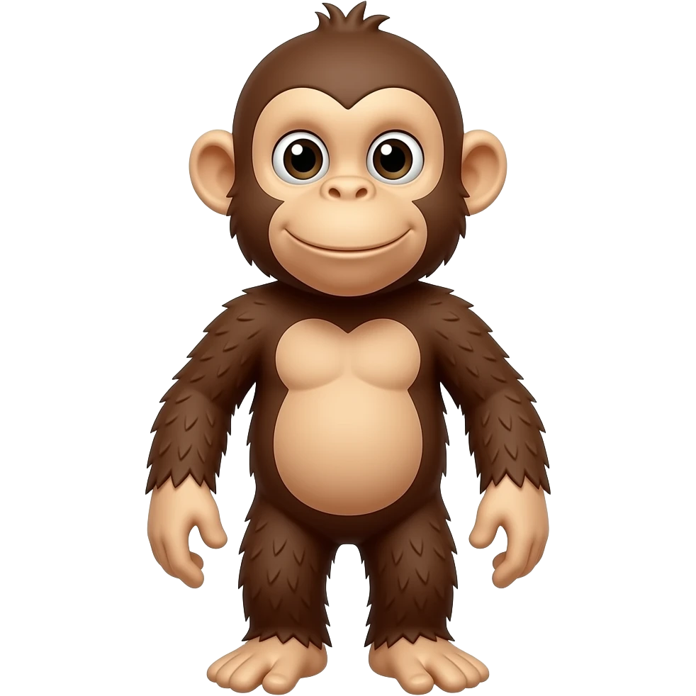Punchy monkey emoji