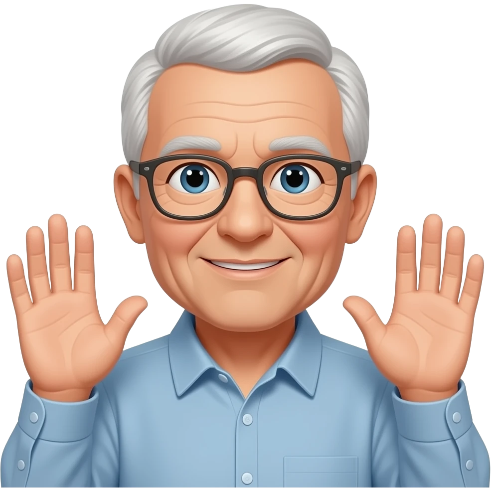 67 with hands 2 emoji