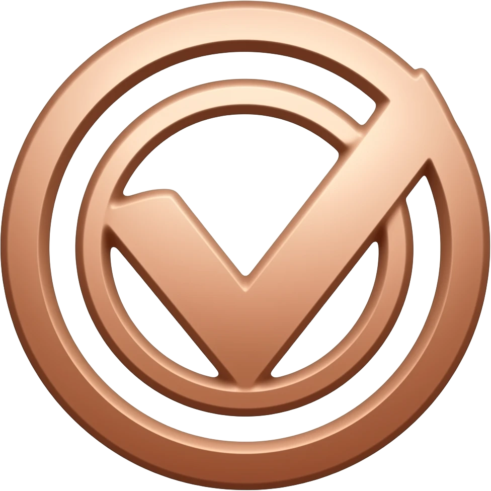 Cupranın bakır logosu emoji