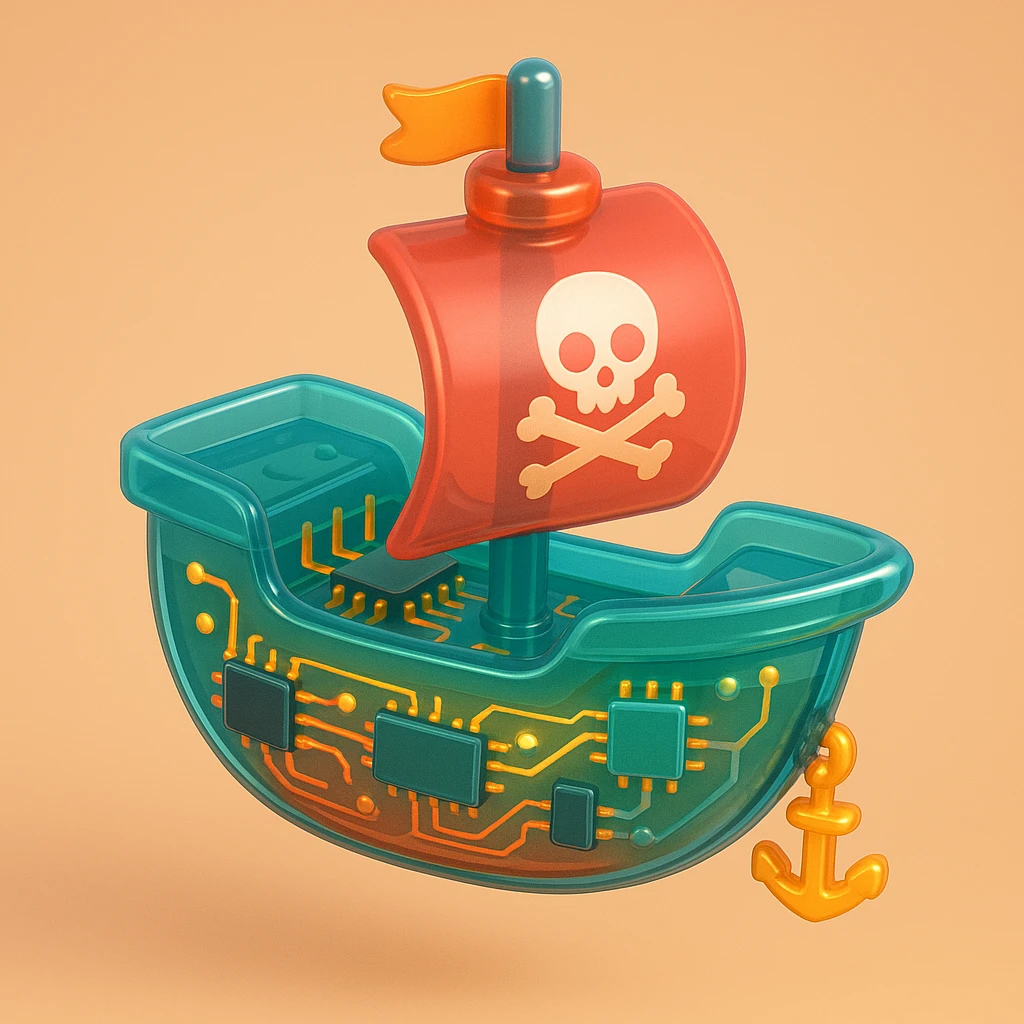 pirate ship emoji