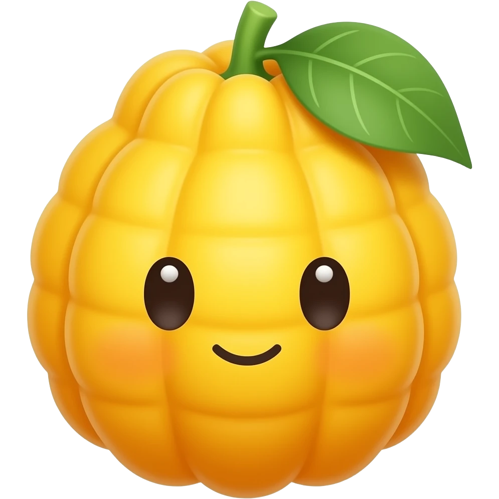 Kawaii mano de buda fruit emoji