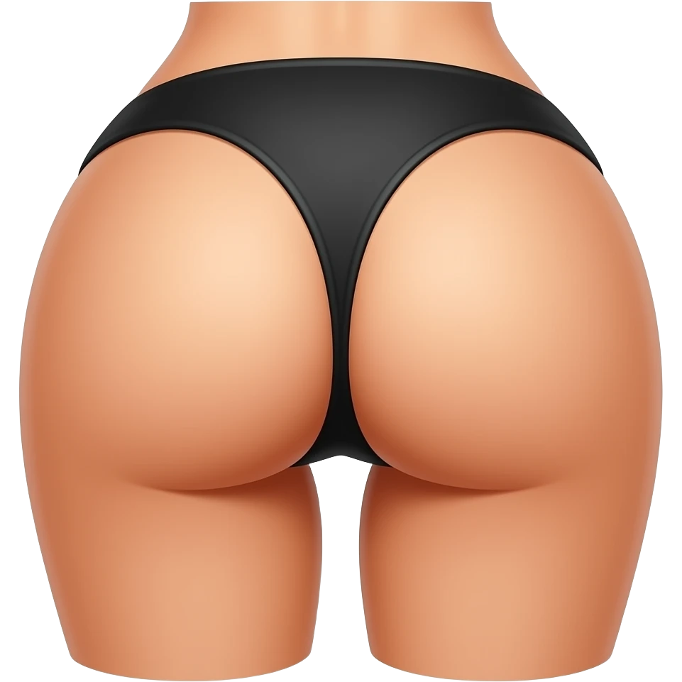 Face behind butt sexual emoji