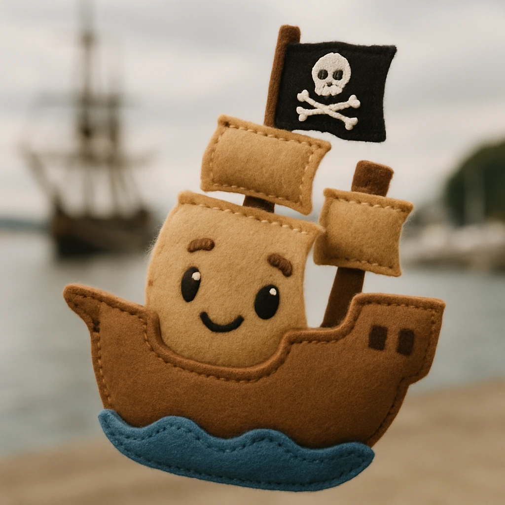 pirate ship emoji