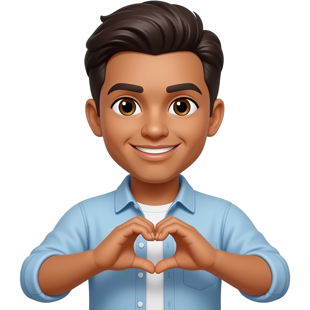 Emoji making a heart with fingers like this🫰🏼 emoji