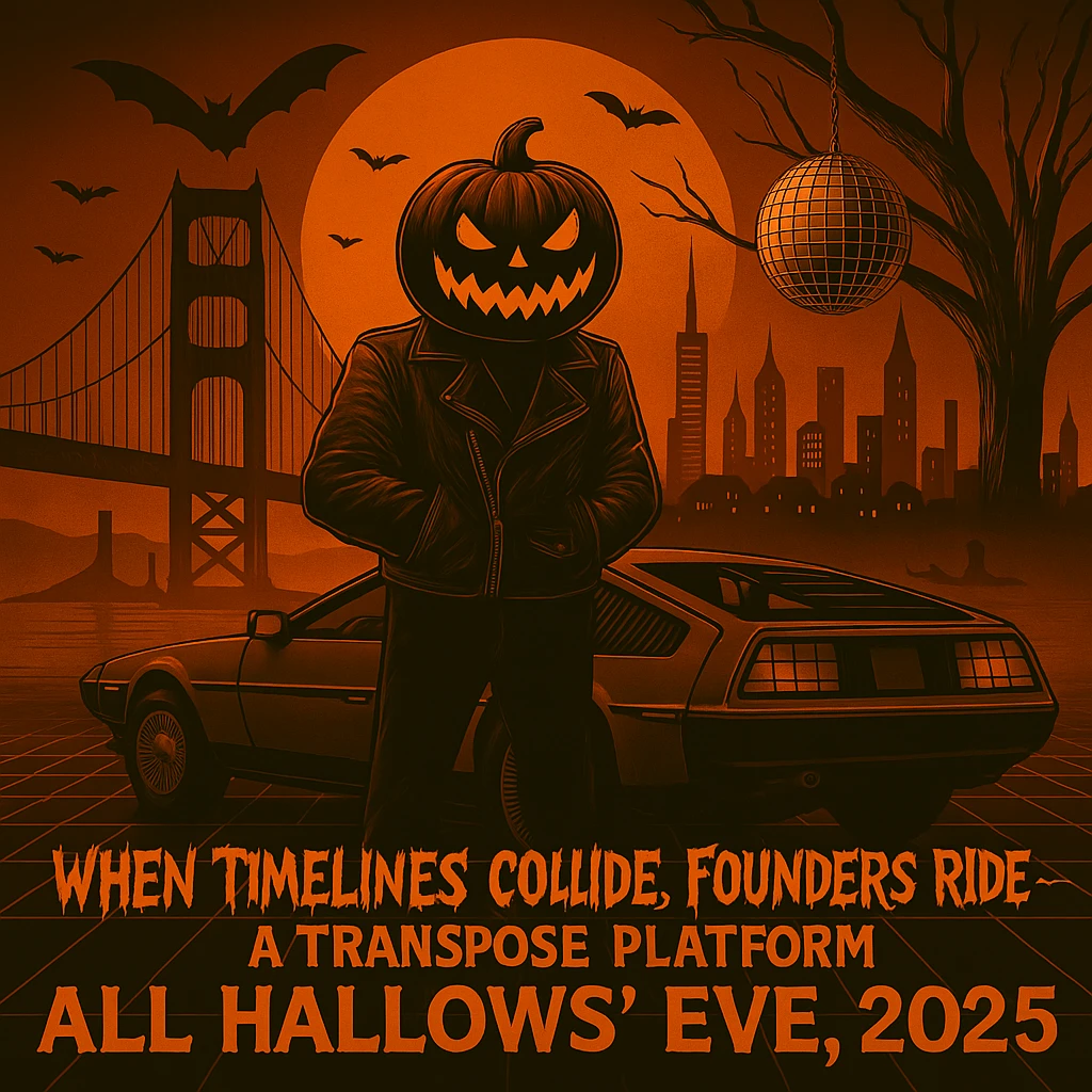 DO NOT CHANGE ANYTHING ELSE JUST MAKE THE FONT FOR WHEN TIMELINES COLLIDE, FOUNDERS RIDE, SPOOKY, RUNNY. KEEP THE SAME SIZE FONT.  emoji