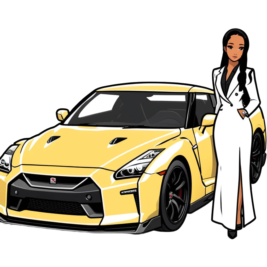 josh king jetset madrid the millionaire internet celebrity panel rank founder and instagram model girlfriend Tefi in Nissan GTR  emoji