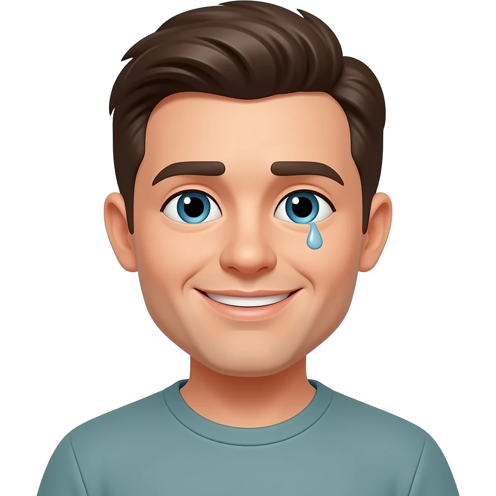 Yellow smiley emoji that's Tired Good morning emoji