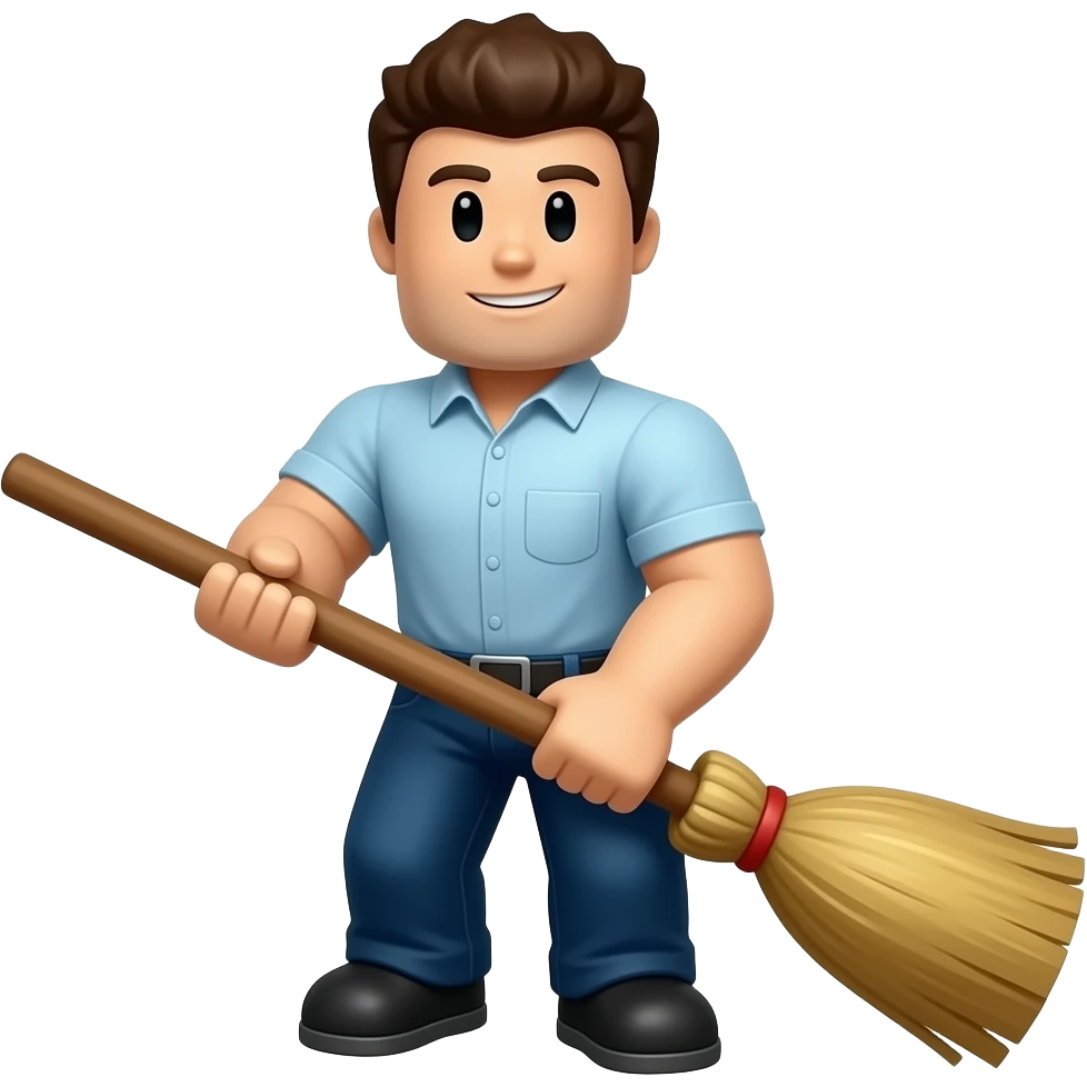 Criar agem dos  Roblox com uma vasoura emoji