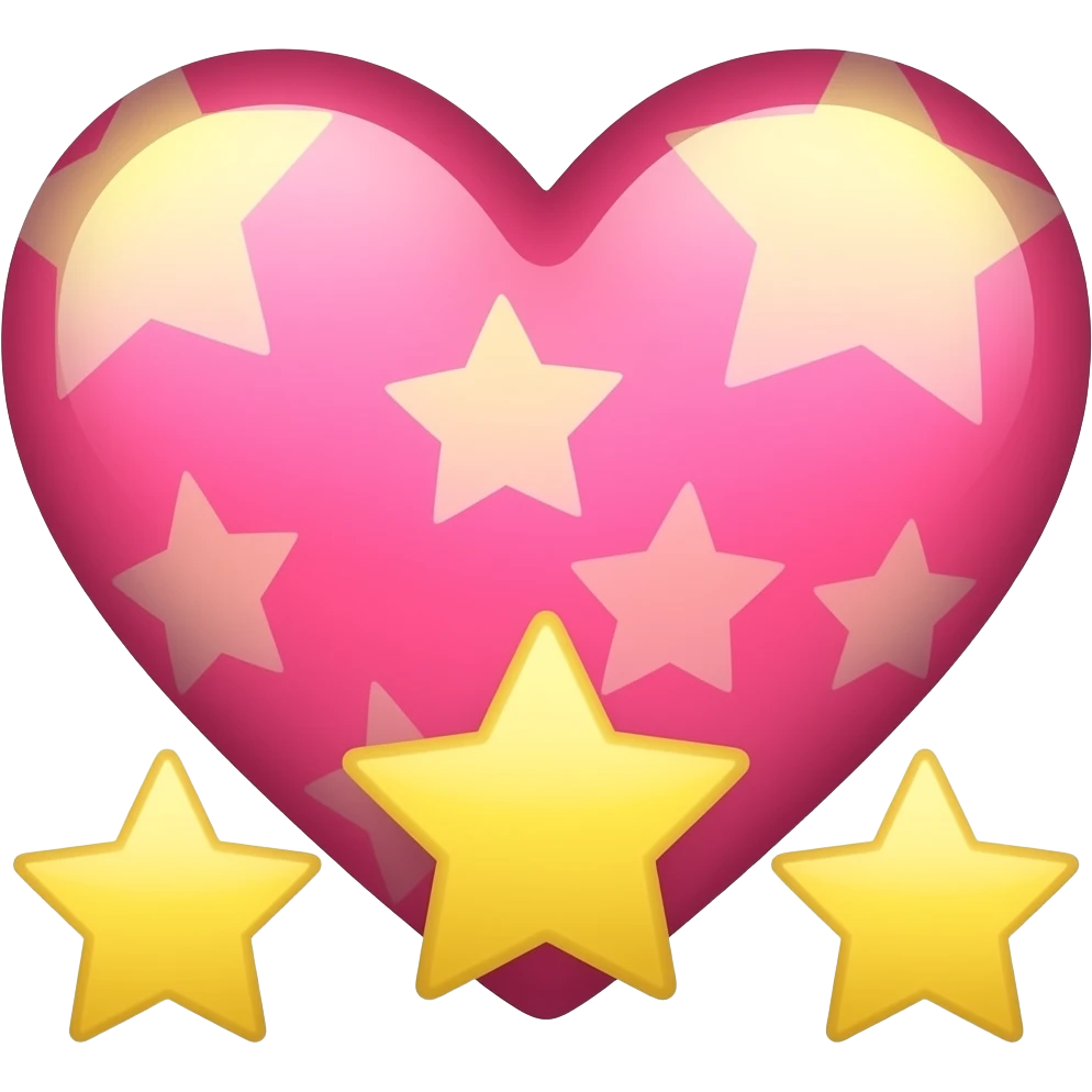 HEARTS AND STARS emoji