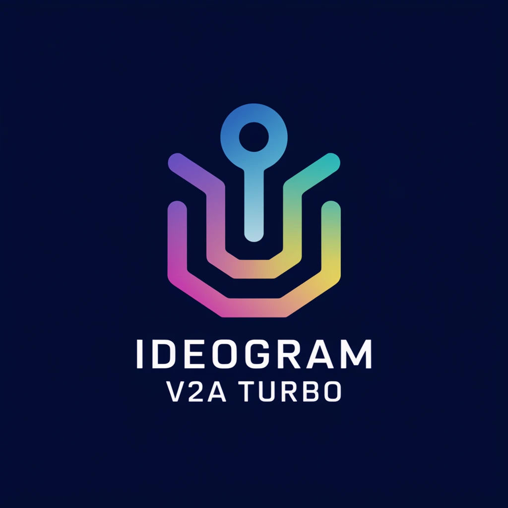 make a colorful logo of "Ideogram V2a Turbo" emoji