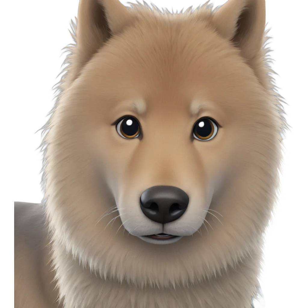 realistic animal portrait focus emoji