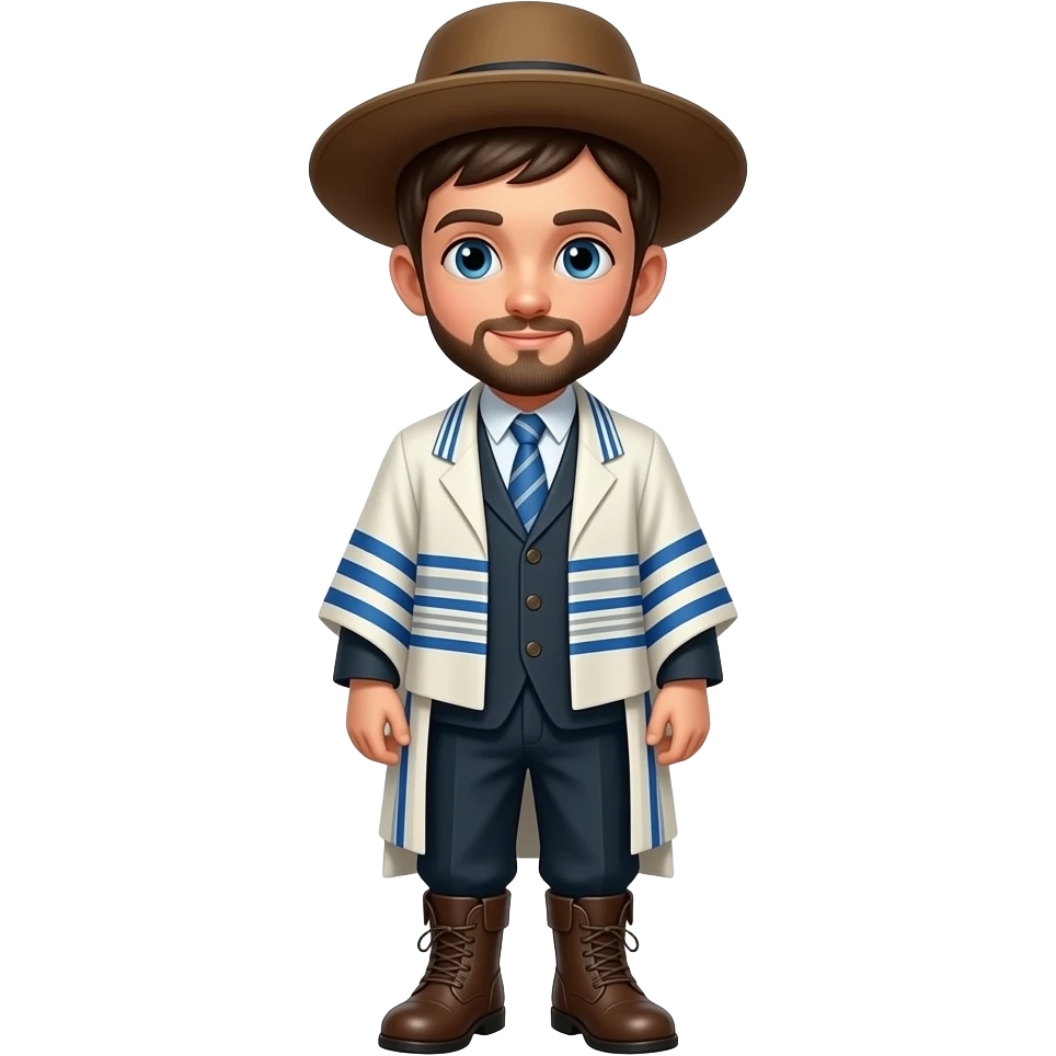 hasidc jowish boy wish  boots emoji