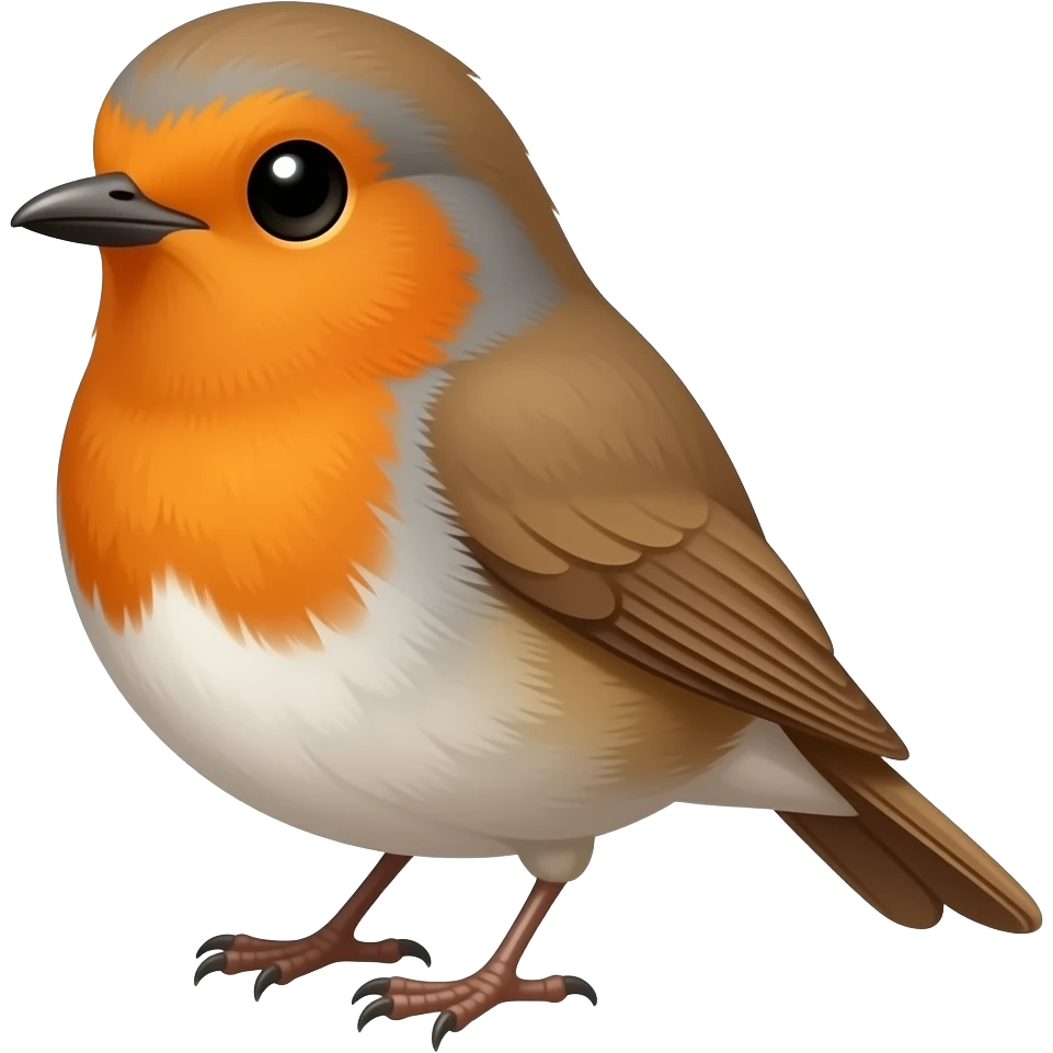 Rouge-gorge mignon emoji