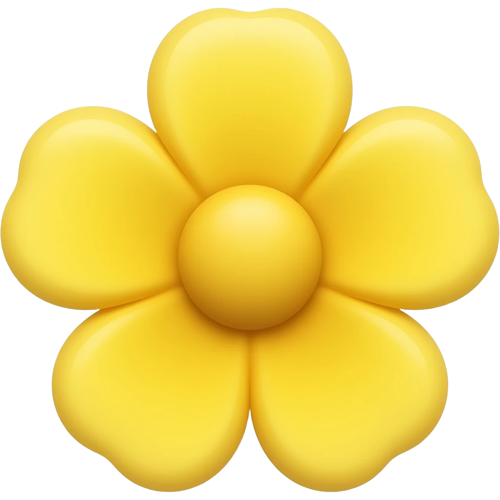 cute yellow flower emoji